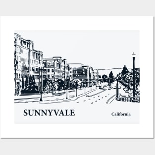 Sunnyvale - California Posters and Art